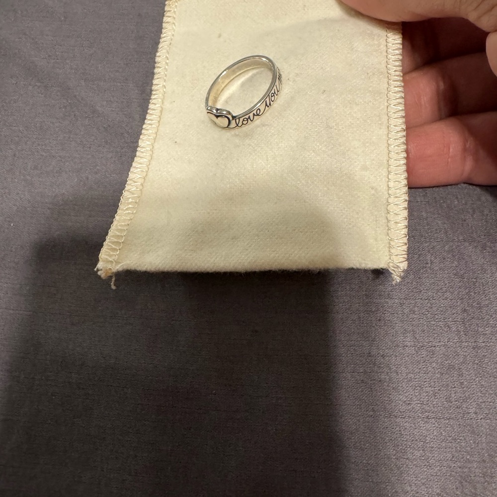 James Avery Sterling Silver Love You More Ring